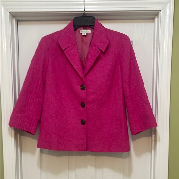 Coldwater Creek - pink jacket - size 10 - Picture 1 of 5